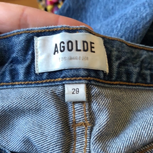 AGOLDE Pinch Waist High Rise Kick in Symbol Sz 29 - Picture 5 of 11